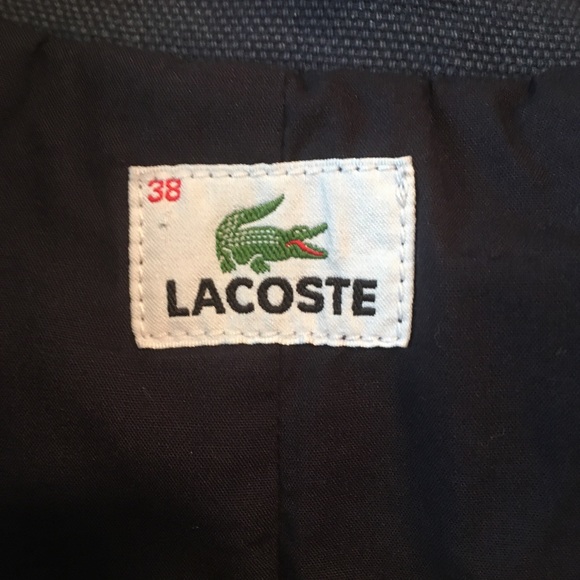 Lacoste casual blue short jacket - Picture 2 of 12